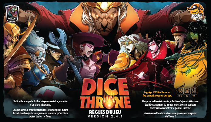 Dice Throne Saison 2 – Séraphine vs Reine Vampire