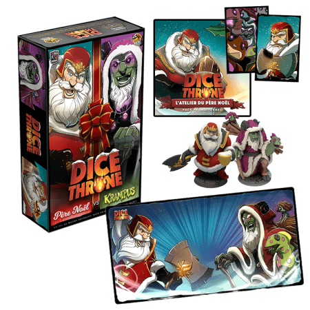 Dice Throne Père Noël vs Krampus - Super Pack