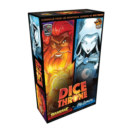 Dice Throne - Barbare vs. Elfe Lunaire